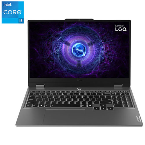 Portable de jeu de 15,6 po LOQ 15IAX9I de Lenovo - Gris lunaire