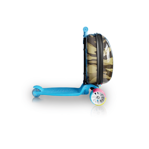 Tucci Kids Hardside Scooter Ride On Suitcase for Kids - Cute Lightweight Kids Luggage with Wheels