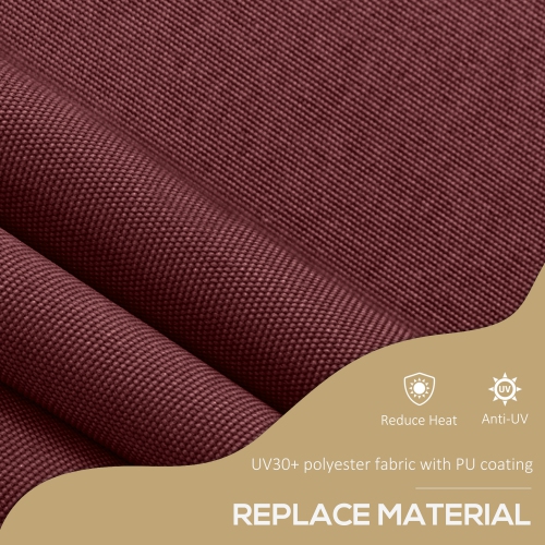 Outsunny 10' x 4' Manual Retractable Awning, Non-Screw Freestanding Patio Sun Shade Shelter with Support Stand and UV-resistant fabric for Window,