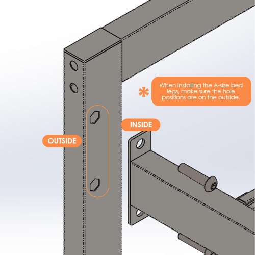 Queen Size Bed Frame with 14.25" Storage Space, Heavy Duty Metal Platform Bed Frame, No Box Spring Needed and Noise Free