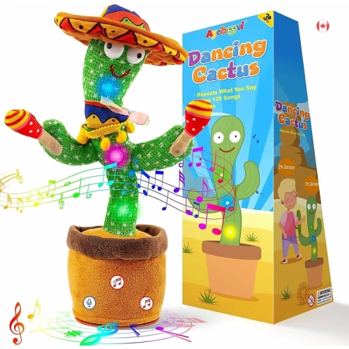 Talking & Dancing Cactus: Repeats You, Sings 120 Songs, Glows