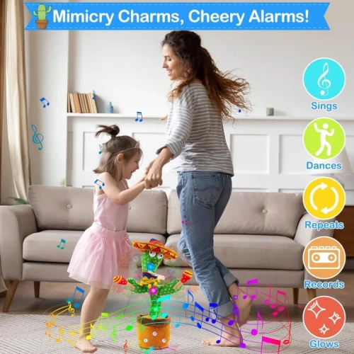 Cactus parlant et dansant : Vous répète, chante 120 chansons, brille