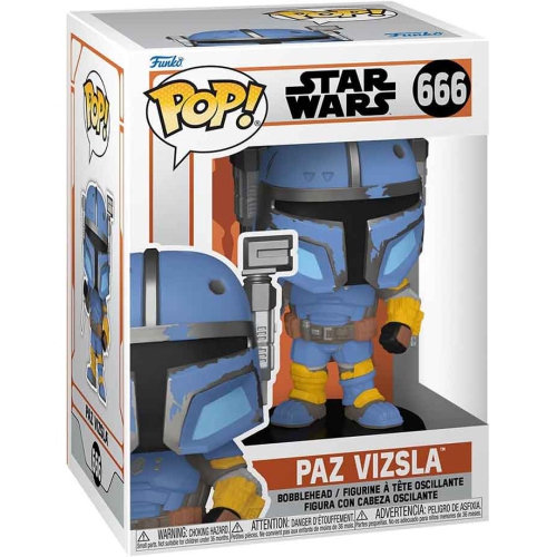 POP  Star Wars The Mandalorian 3.75 Inch Action Figure - Paz Vizsla #666