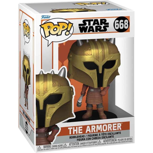 Pop Star Wars The Mandalorian 3.75 Inch Action Figure - The Armorer #668