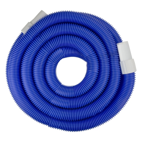 POOL CENTRAL  21' X 1.25" Blow Molded Swimming Pool Vacuum Hose With Swivel Cuffs In Blue