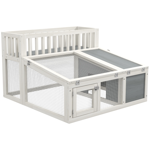 Indoor rabbit cage for two rabbits best sale