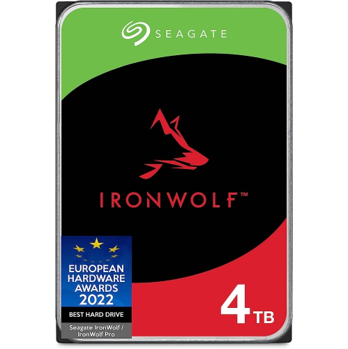 Disque dur interne NAS IronWolf 4&nbsp;To de Seagate – mémoire cache 64&nbsp;Mo 5900&nbsp;tr/min 3,5 po SATA 6Gb Gb/s pour stockage en réseau RAID, s