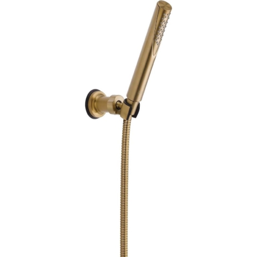 Delta Faucet Trinsic Single Spray Wall-Mount Hand Shower,Hand Held Shower with Hose,Handheld Shower Head,Champagne Bronze 55085-CZ