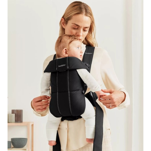 BabyBjorn Baby Carrier Mini in Woven Fabric - Black