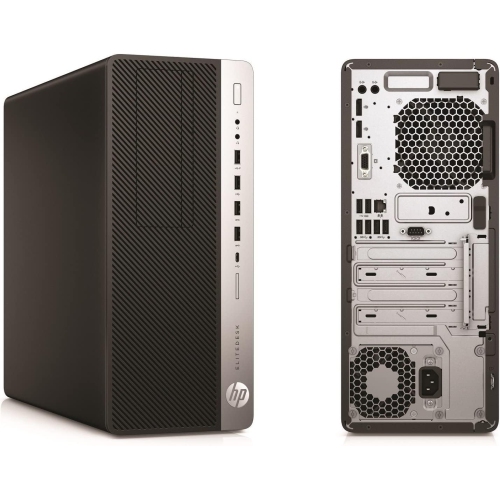 HP EliteDesk 800 G3 Small Form Factor Desktop - Intel Core i7-6700, 16GB Memory, 256GB SSD + 500GB HDD, Win 10 by HP - Refurbished condition - Image 2