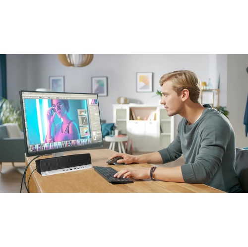 HP EliteDesk 800 G3 Small Form Factor Desktop - Intel Core i7-6700, 16GB Memory, 256GB SSD + 500GB HDD, Win 10 by HP - Refurbished condition - Image 3