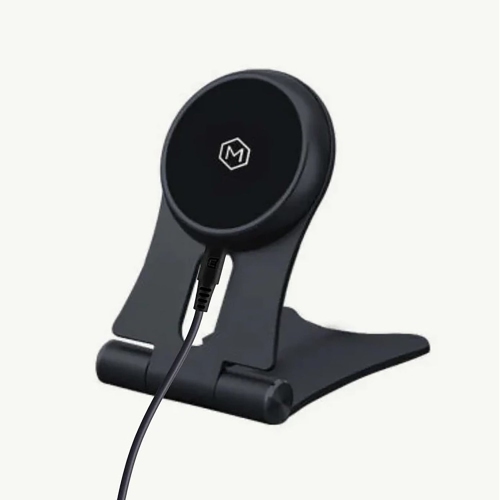 MIGHTY MOUNT  Mightymount - Magsafe Magnetic Phone Holder With Wireless Charger In Black