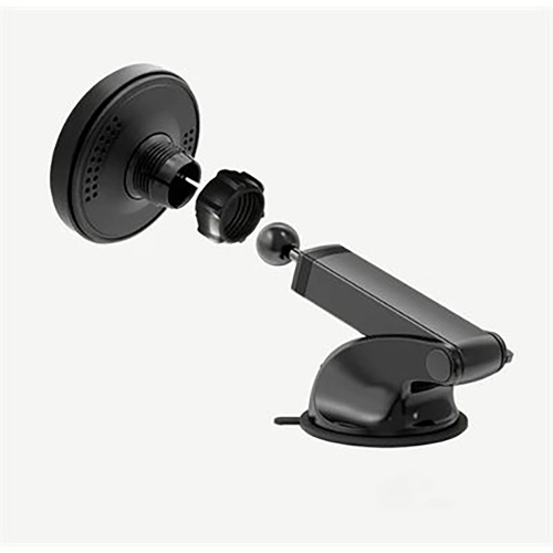 MightyMount - Magsafe Magnetic Phone Holder, With Wireless Charger, For Car Dashboard, Black