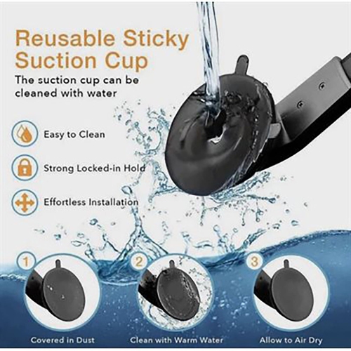 MightyMount - Magsafe Magnetic Phone Holder, With Wireless Charger, For Car Dashboard, Black