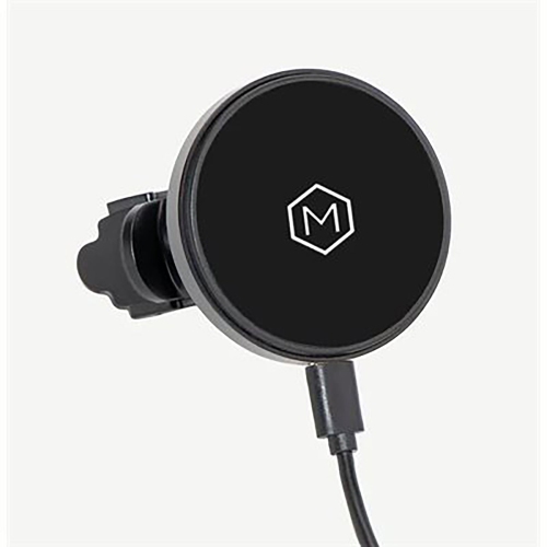 MightyMount - Magsafe Magnetic Phone Holder with Wireless Charger for Car Air Vent, Black