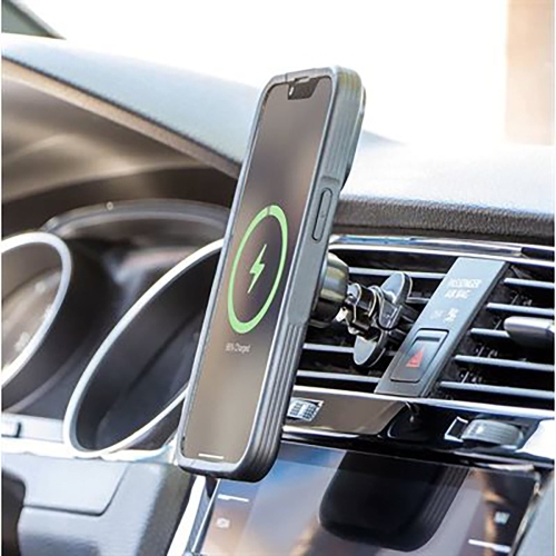 MightyMount - Magsafe Magnetic Phone Holder with Wireless Charger for Car Air Vent, Black