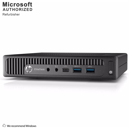 Refurbished HP EliteDesk 800 G2, Mini Intel HD Graphics 530,i5-6600T, 8GB, 256GB, PCIe, 2 Years Warranty, 100312-20921