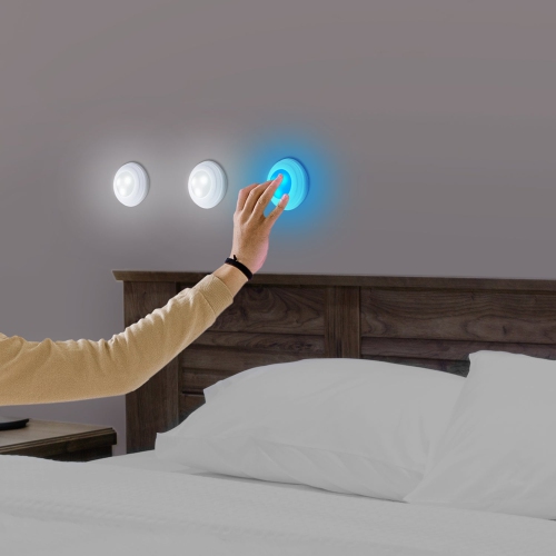 Monster – Ensemble de 3 lampes à DEL multicolores avec commande tactile et télécommande