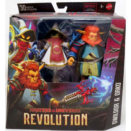 MOTU  Masters Of The Universe Masterverse 6 Inch Action Figure Revolution 2-Pack - Orko And Gwildor