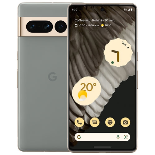 Boîte ouverte - Pixel 7 Pro 128&nbsp;Go de Google - Vert lichen - Déverrouillé