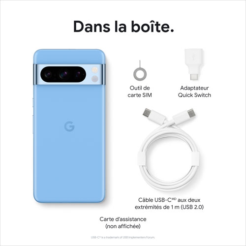Remis à neuf - Pixel 8 Pro 256&nbsp;Go de Google - Baie - Déverrouillé