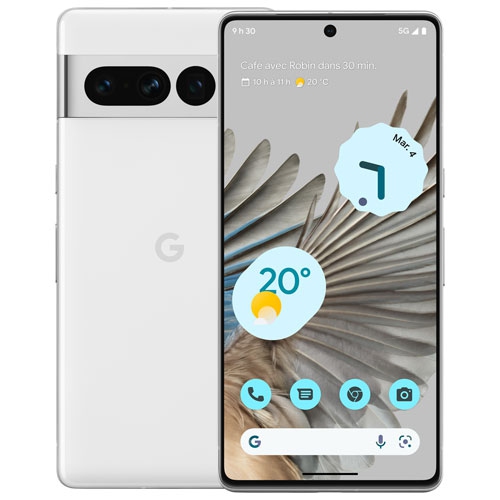 Remis à neuf - Pixel 7 Pro 128&nbsp;Go de Google - neige - Déverrouillé