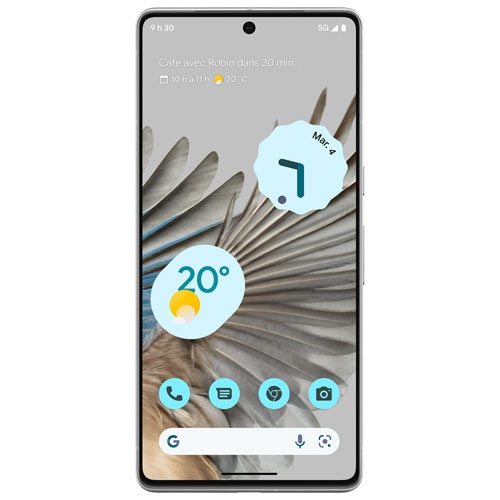 Remis à neuf - Pixel 7 Pro 128&nbsp;Go de Google - Neige - Déverrouillé