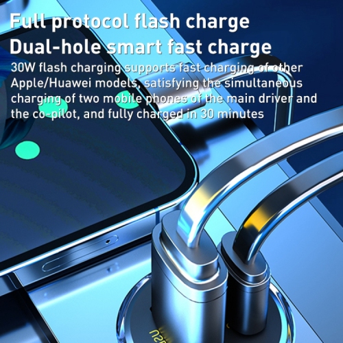 Boost charge 30&nbsp;W de WEKOME USB A/C 2 EN UN Mecanical