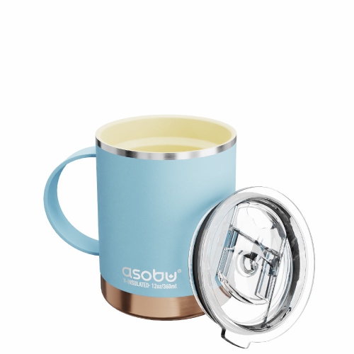 Tasse à café isotherme Ultimate d'Asobu avec revêtement interne en céramique