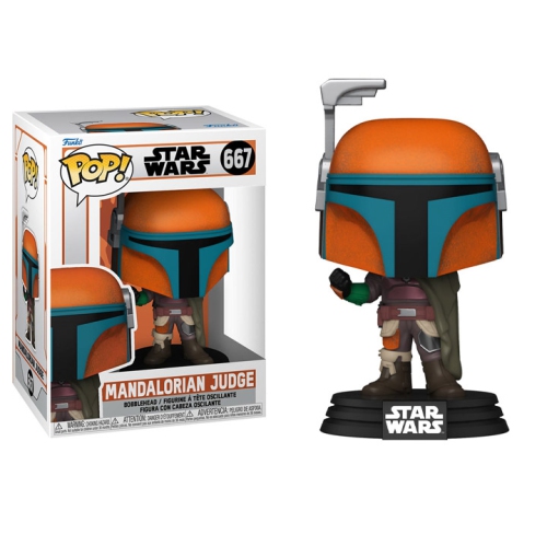 Funko Pop! Star Wars: The Mandalorian Vinyl Bobble-Head Mandalorian Judge #667