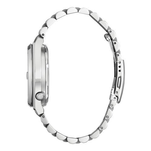 Montre automatique pour hommes « TSUYOSA » 40&nbsp;mm avec boîtier et bracelet en acier inoxydable argenté et cadran vert de Citizen