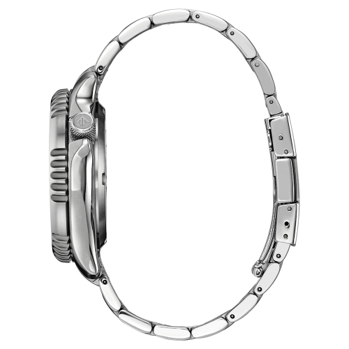 Montre automatique Promaster Dive 44 mm en inox argenté avec cadran bleu pour hommes de Citizen