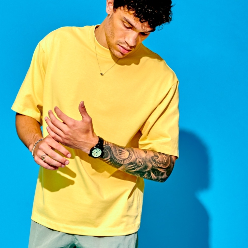 Citizen Mens Promaster Dive Automatic Automatic Watch 44mm Black Stainless Steel Case and Bracelet with Yellow Dial