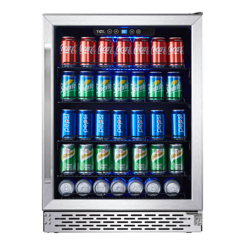 TCL 24” Built-in or Freestanding 161 Can Beverage Chiller