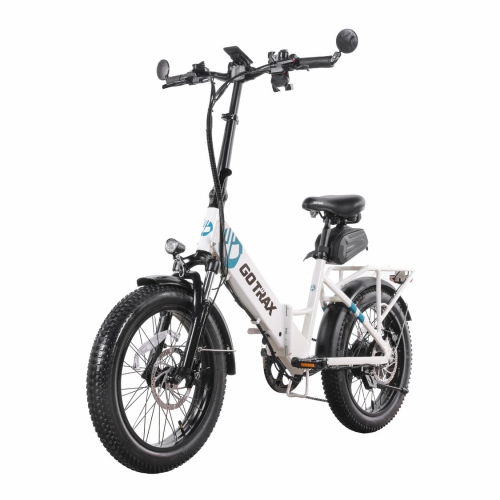 Vélo électrique pliable F2V2 de GOTRAX pour adultes, vélo électrique 500 W/48 V 10,4 Ah/32 km/h/64 km/vélo à gros pneus de
