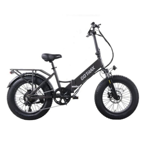 GOTRAX F3V2 Folding Electric Bike for Adults, 500W/48V 13.6Ah/32kph/98km/20" x 4" Fat Tire E-Bike with LCD Display