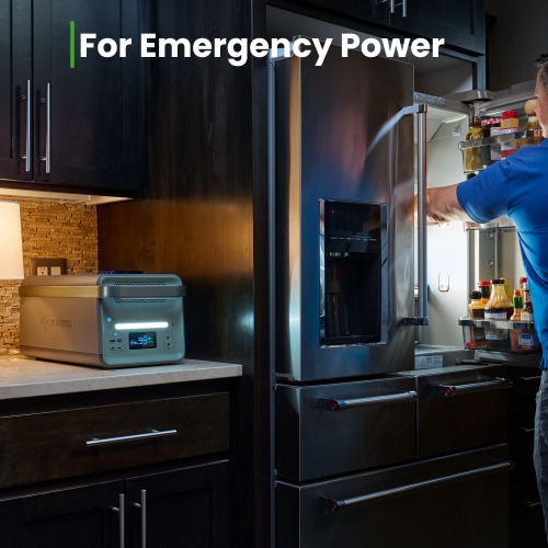 Yoshino B4000 SST 11-Port Solid-State Power Station 2611Wh, 4000W Output/6000W Peak Emergency UPS Backup Battery, Pure Sine Wave, Smart App Connect