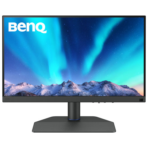 Moniteur ACL IPS UHD 4K 60 Hz GTG 5 ms de 27 po Creator PhotoVue de BenQ - Gris métallique