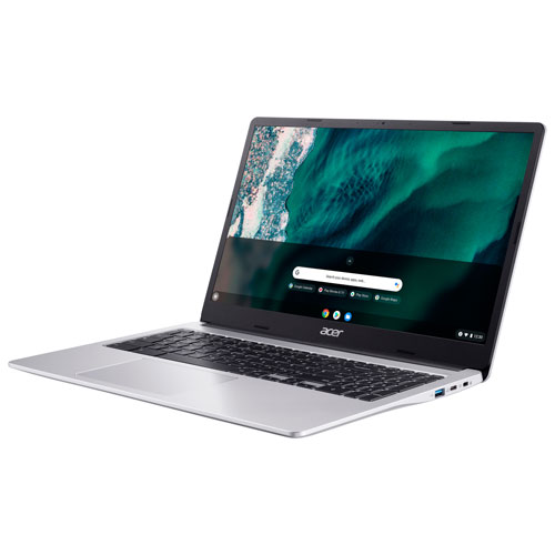 Acer 15.6" Chromebook Laptop w/3 month of Google AI Pro - Silver