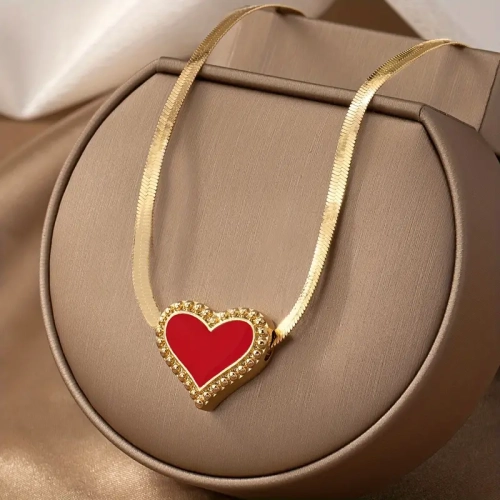 GENER  Heart Necklace: Unique & Romantic Gift for Her In Multicolor