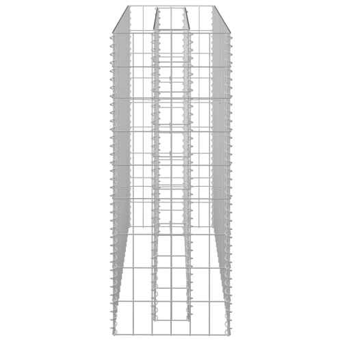 vidaXL Gabion Raised Bed Galvanized Steel 35.4"x11.8"x35.4"