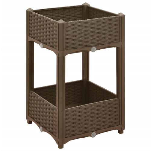 Matelas surélevé en polypropylène de 15,7 x x15,7 x x28 po de vidaXL