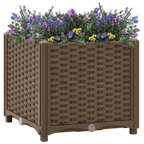 VIDAXL  Raised Bed 15.7"x15.7"x15" Polypropylene
