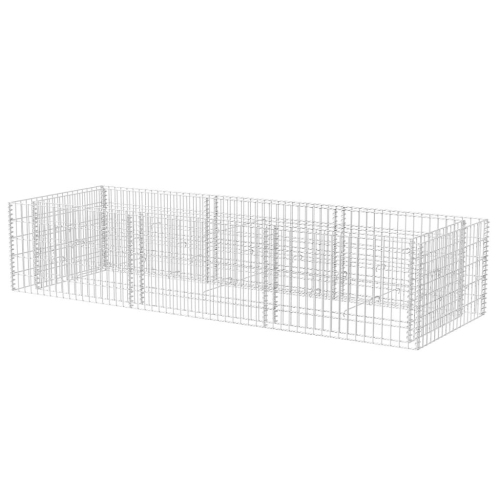 vidaXL Gabion Raised Bed Steel 106.3"x35.4"x19.7"