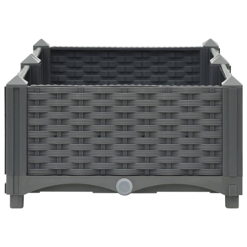 vidaXL Raised Bed 31.5"x15.7"x9.1" Polypropylene
