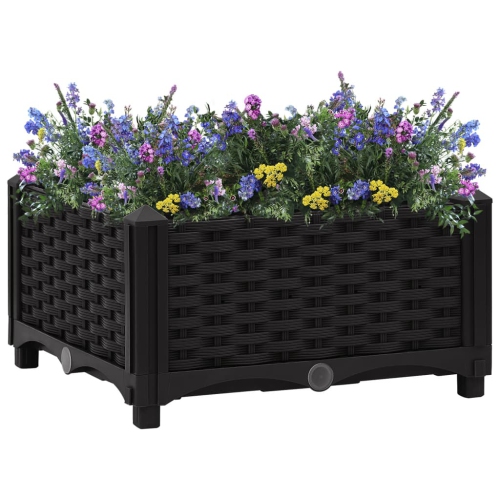 VIDAXL  Raised Bed 15.7"x15.7"x9.1" Polypropylene