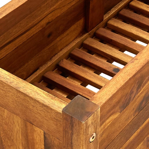 vidaXL Garden Raised Bed Acacia Wood 29.9"x10.9"x9.8"