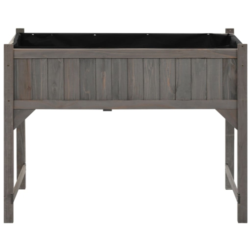 vidaXL Raised Bed with Greenhouse 110x54x120 cm Solid Fir Wood