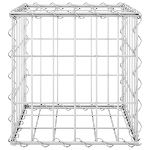 vidaXL Cube Gabion Raised Bed Steel Wire 11.8"x11.8"x11.8"