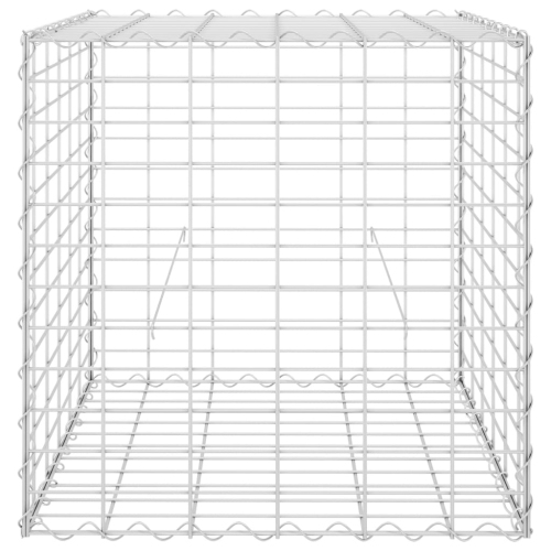 vidaXL Cube Gabion Raised Bed Steel Wire 23.6"x23.6"x23.6"